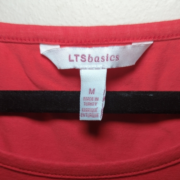 3 for $20 Bundle Sale! LTSbasics Red Short-Sleeve T-Shirt Women's Size M - Picture 2 of 4